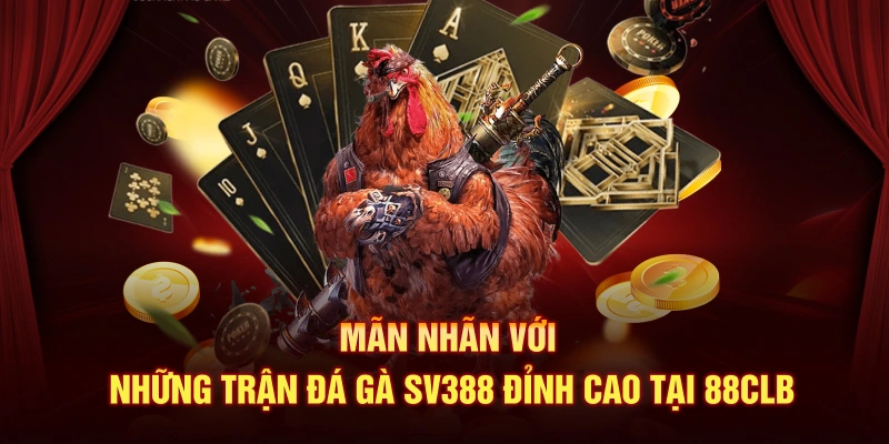 Mãn nhãn với những trận đá gà SV388 đỉnh cao tại 88CLB